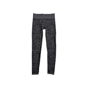 Ivivva Lululemon Black Zebra Leggings Breathe Love Pant Girls 14 Gray Sportswear